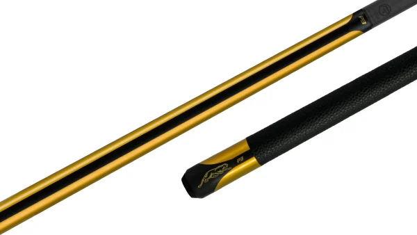 Predator P3 Gold Pool Cue - Leather Luxe Wrap - Butt Only