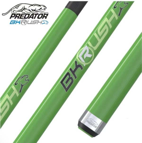 Predator BK Rush Neon Green Break Cue - No Wrap