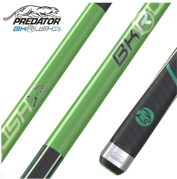 Predator BK Rush Neon Green Break Cue - With Sport Wrap