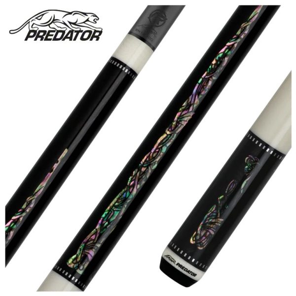 Predator Limited Edition Ebony with Gordian Knot Inlays No Wrap Pool Cue - Radial